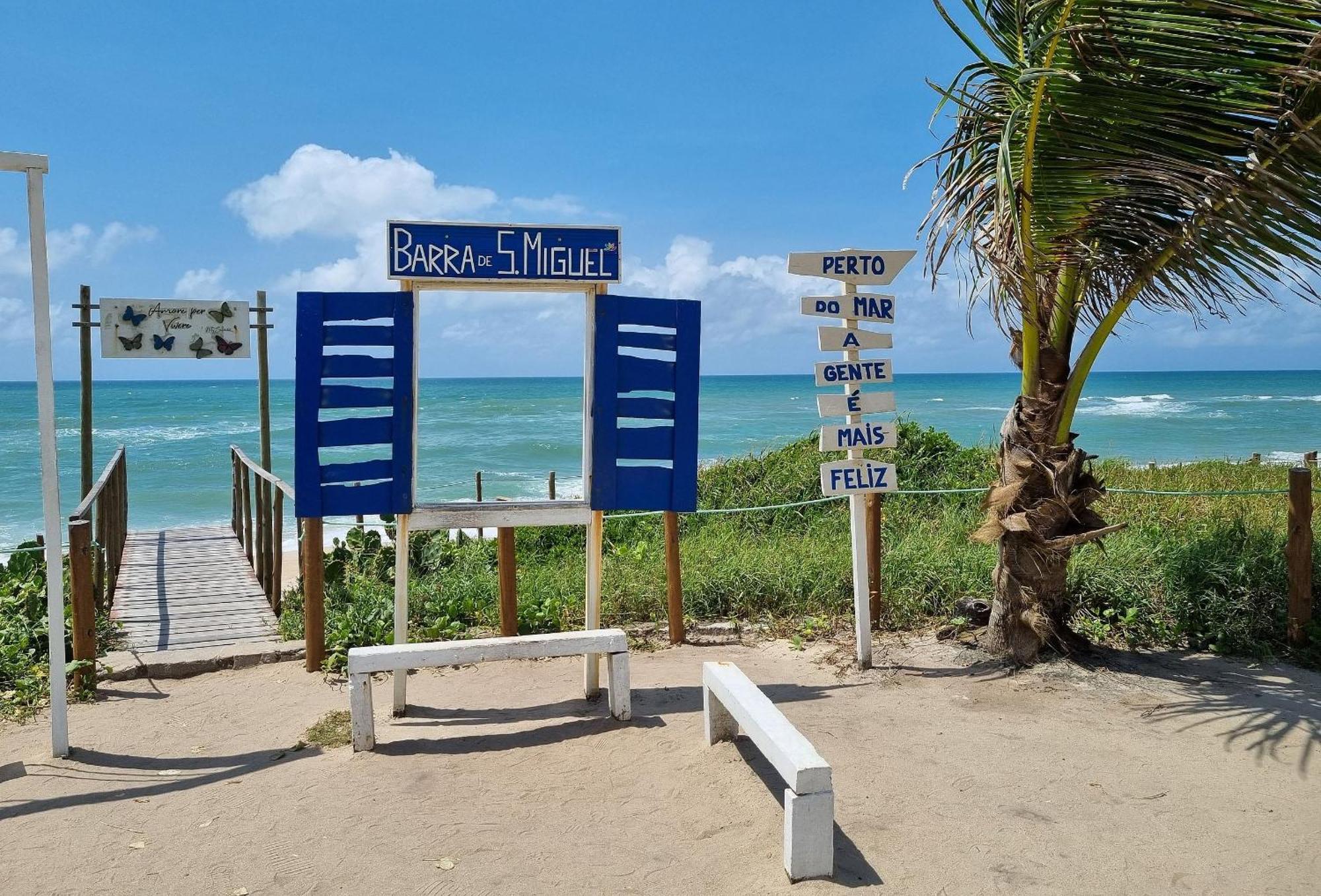 Areias Do Mar ! 3 Quartos Com Varanda A212 Barra de Sao Miguel Ngoại thất bức ảnh
